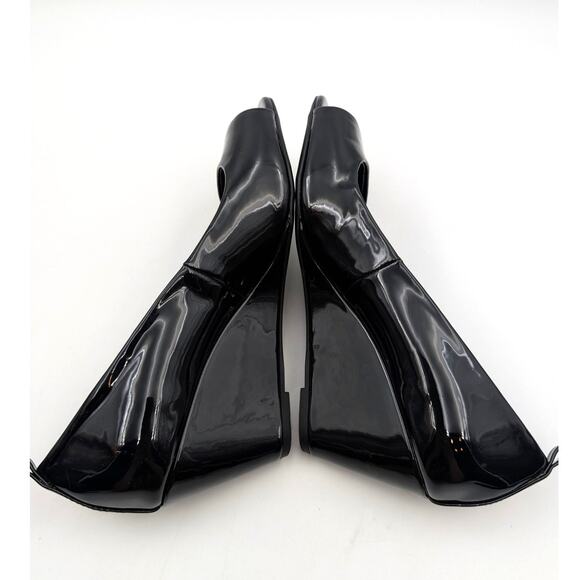 Reaction Kenneth Cole Elinor Wedge Pumps Women's Black Size US8.5 EU39.5 - Picture 5 of 10